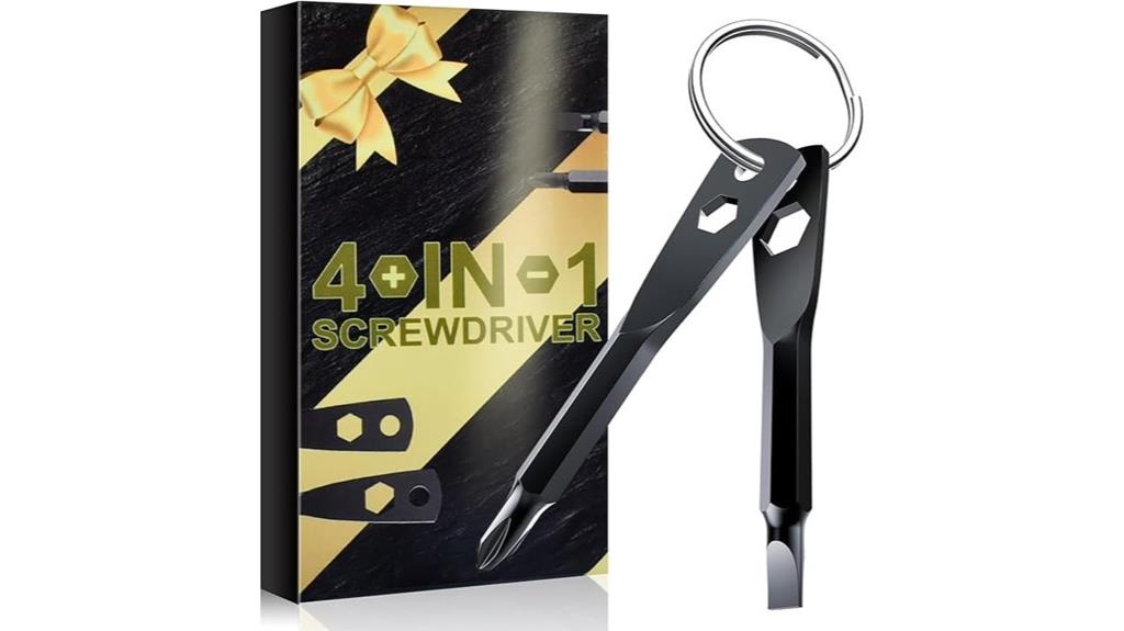 multitool keychain screwdriver set