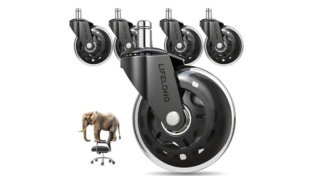 office chair caster set