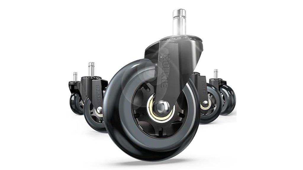 office chair wheels set
