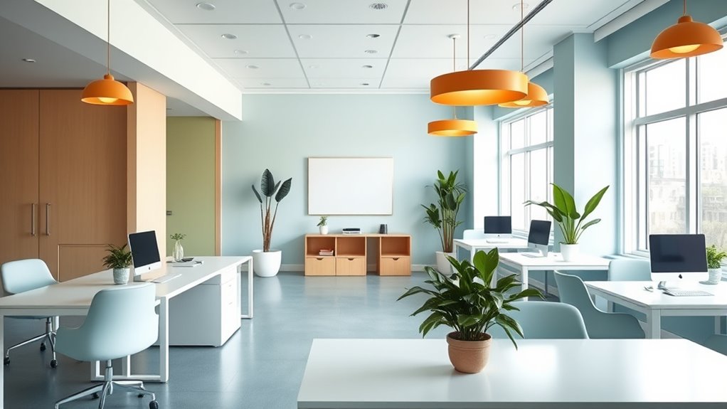 office wall color choices