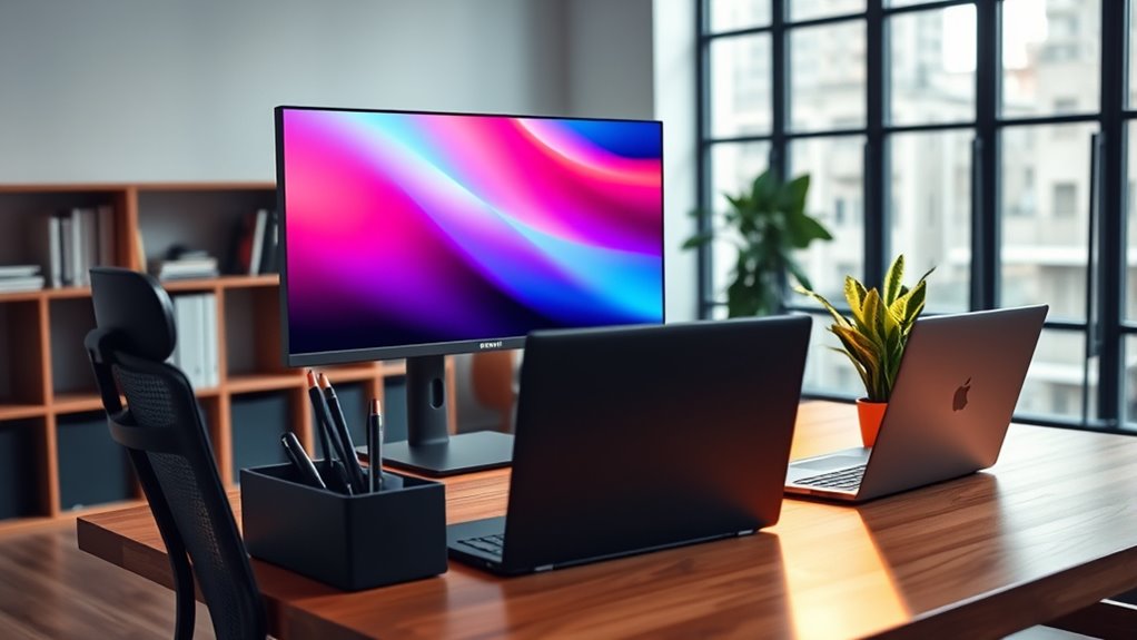 optimal visual workspace setup