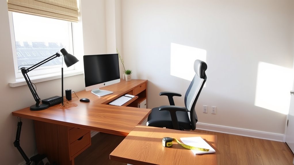 optimize workspace for comfort