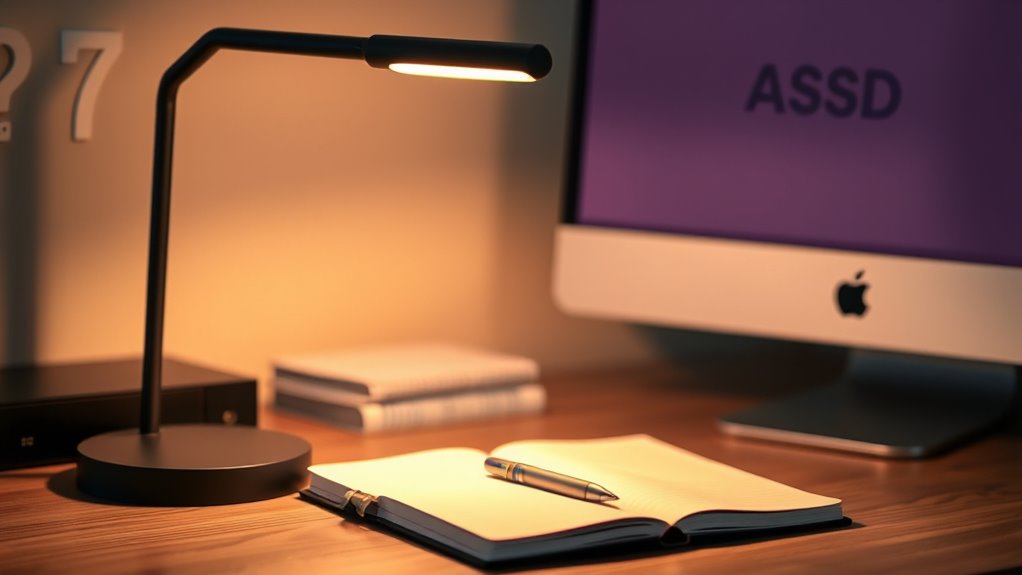 optimize workspace lighting conditions