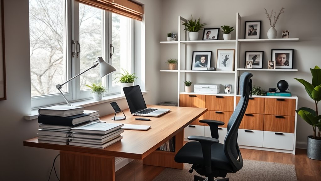 organize home office effectively