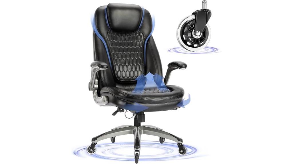padded arm executive chair
