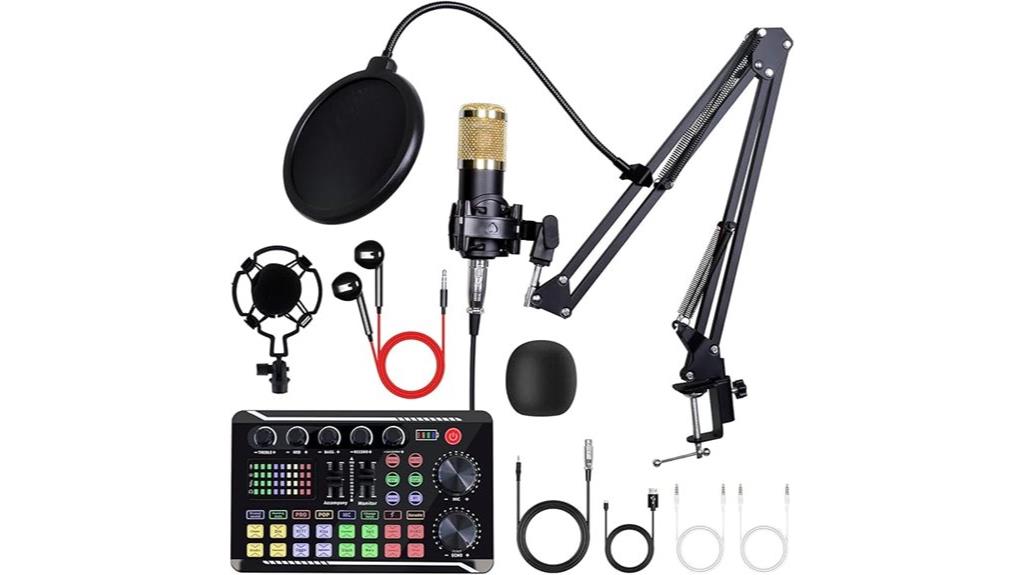 podcast bundle with microphone