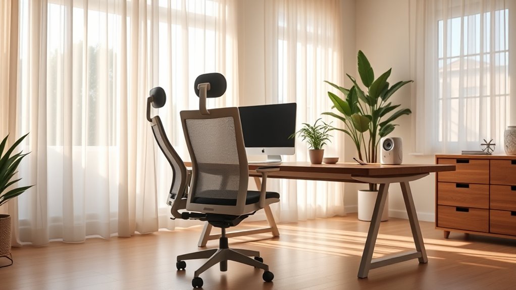 proper ergonomic workstation setup