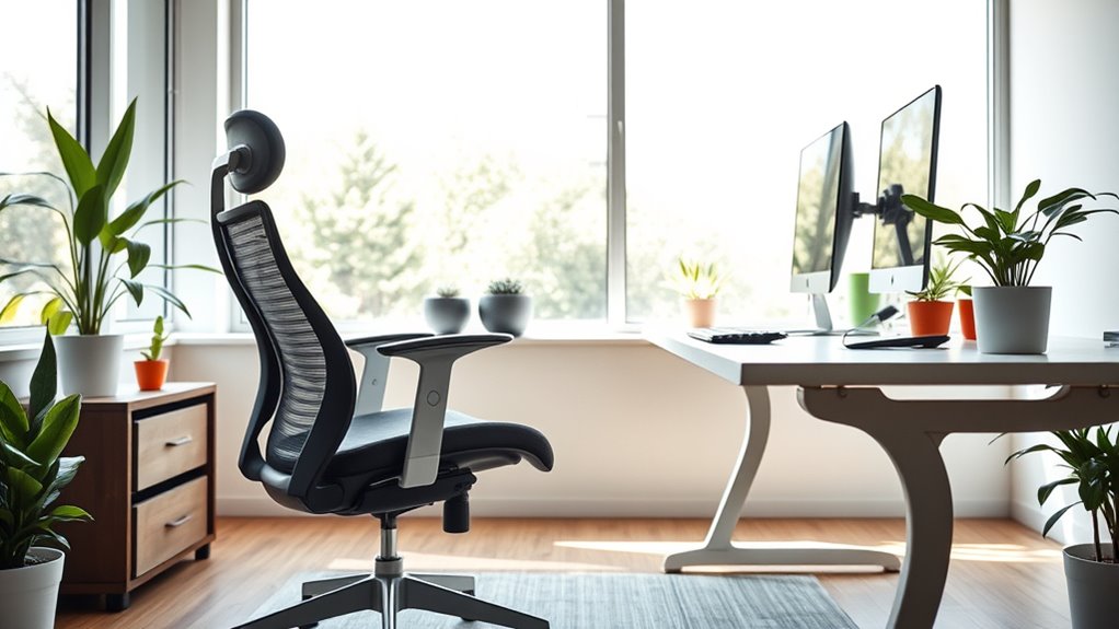 proper workspace setup and movement