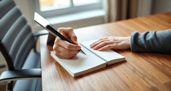 proper writing posture tips