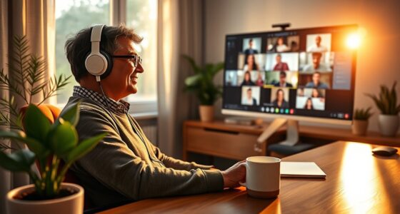 reducing video meeting exhaustion