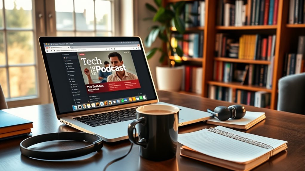 remote work support through podcasts