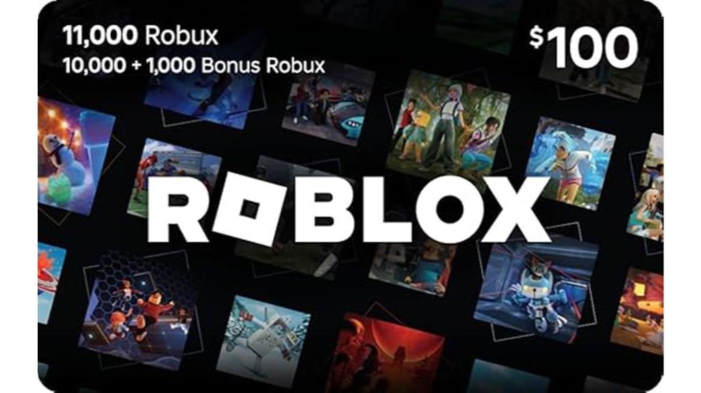 roblox gift card 11 000 robux