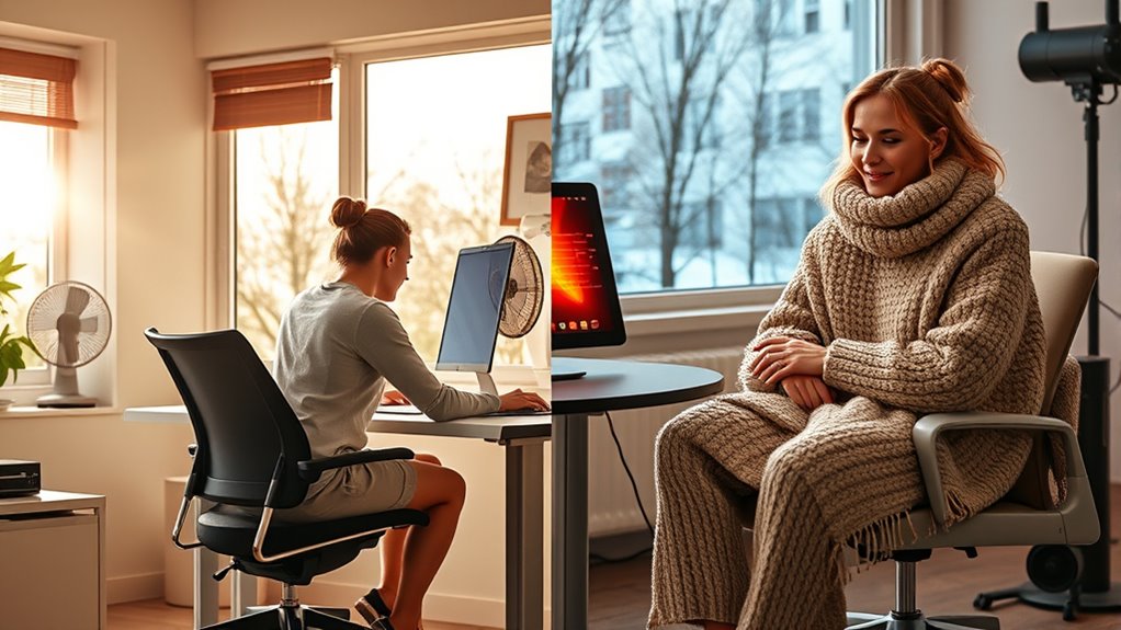 seasonal ergonomic adjustments