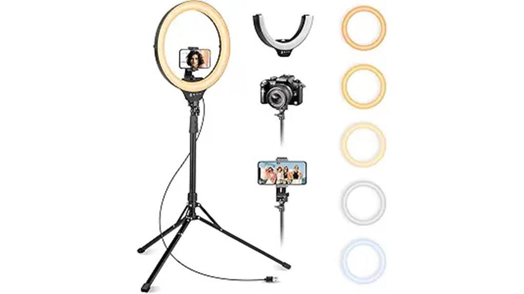 selfie ring light tripod