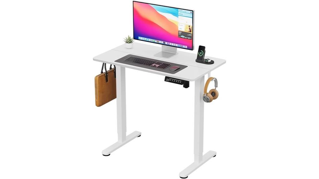 small electric standing desk