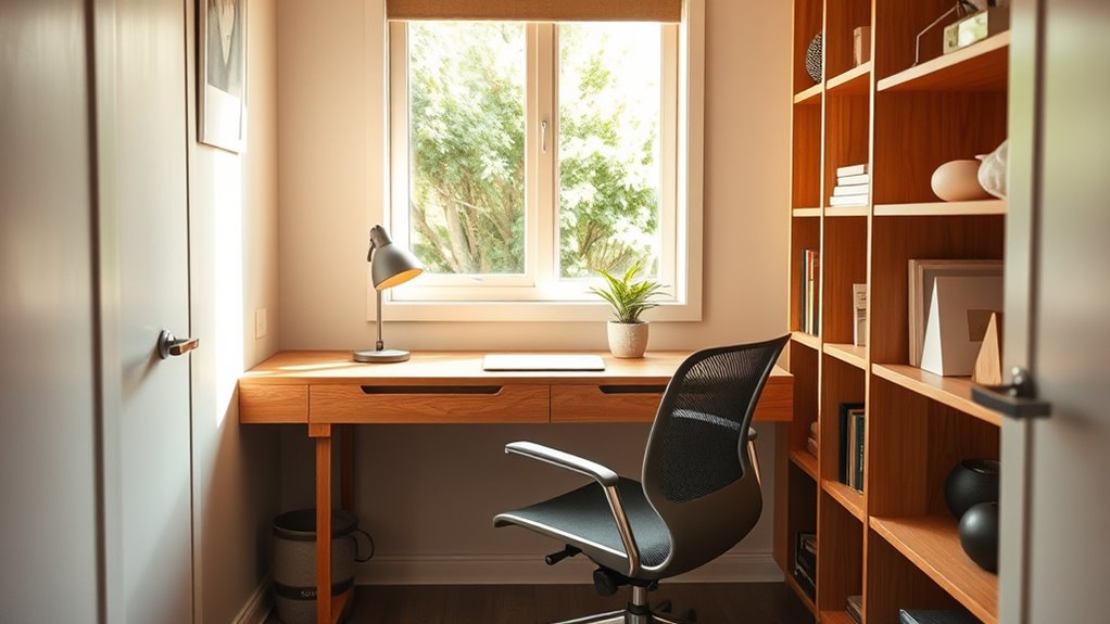 small space ergonomic setup