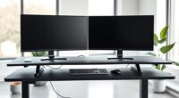 top dual monitor desks