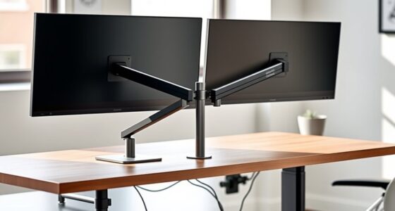 top dual monitor mounts