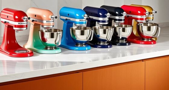 top kitchenaid mixer colors