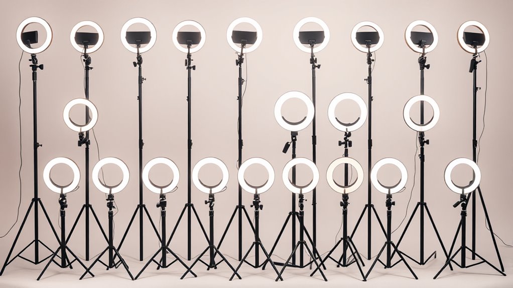 top ring lights with tripods