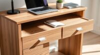 top standing desk drawer options