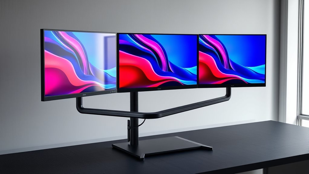 top triple monitor mounts
