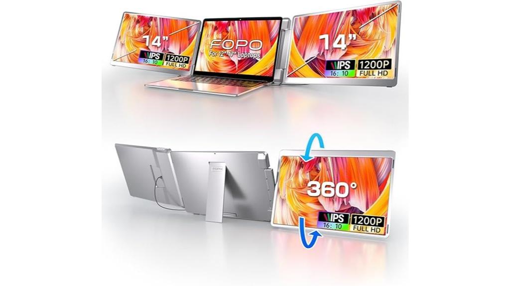 triple monitor laptop extender