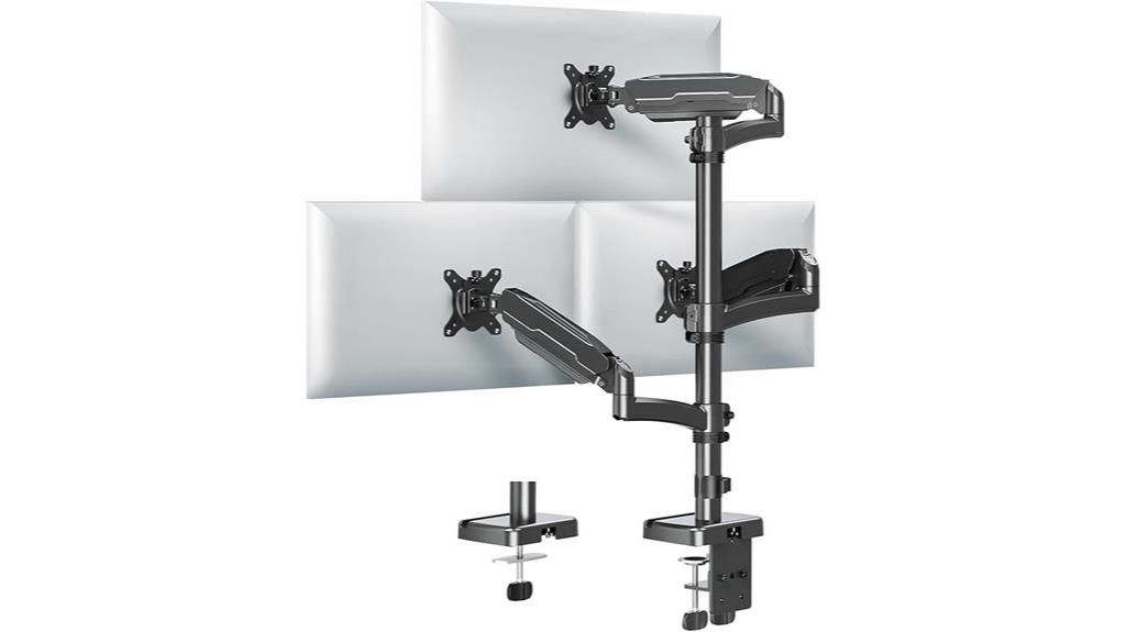 triple monitor mount for 32 inch