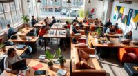 using shared office spaces
