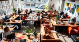 using shared office spaces