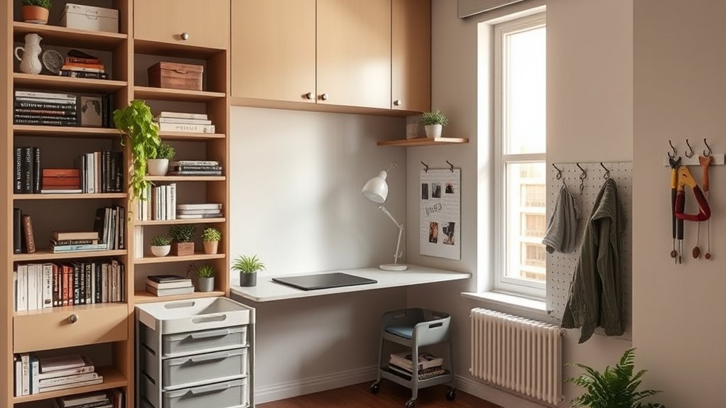 vertical space maximized efficiently