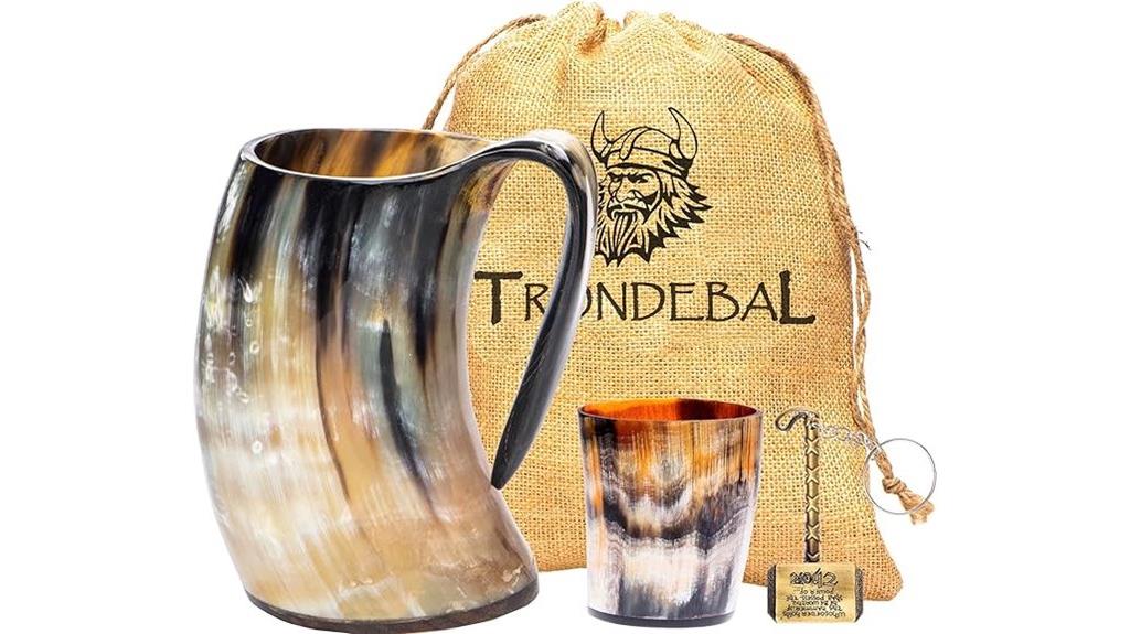 viking style large wine mug