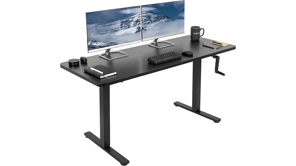 vivo 60x24 black desk