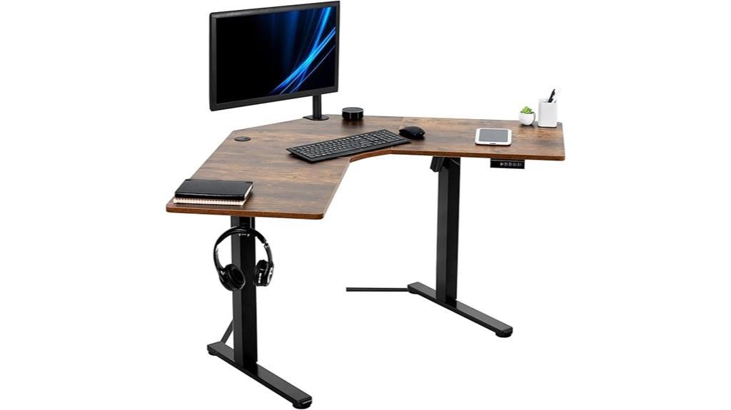 vivo electric corner desk