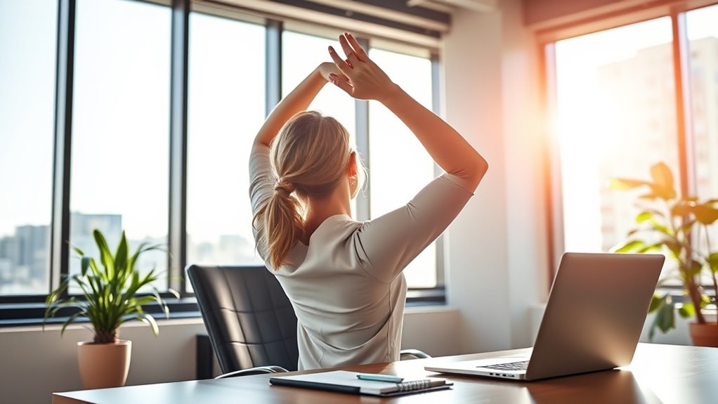 workday stretching and ergonomics