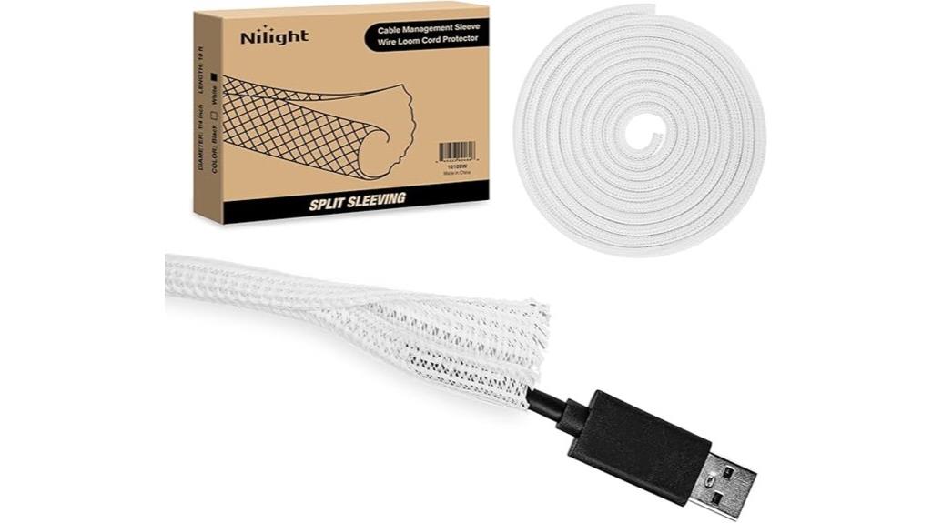 10ft braided cable loom