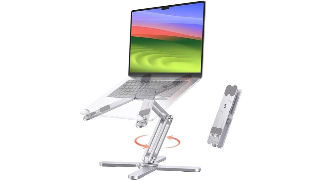 360 degree rotating laptop stand