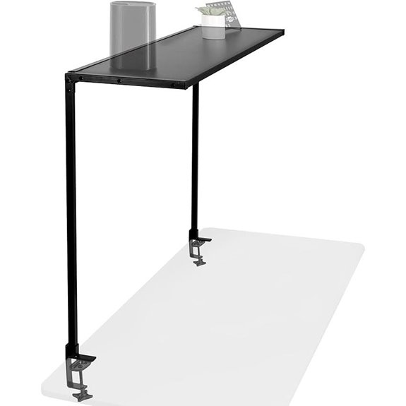 VIVO 42-inch Clamp-On Overhead Desk Shelf