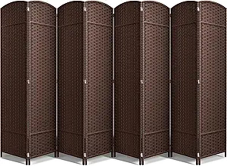 Sorbus 8-Panel 6ft Room Divider Privacy Screen