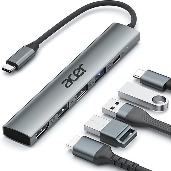 Acer 5-in-1 USB-C Hub with 4K HDMI and Power