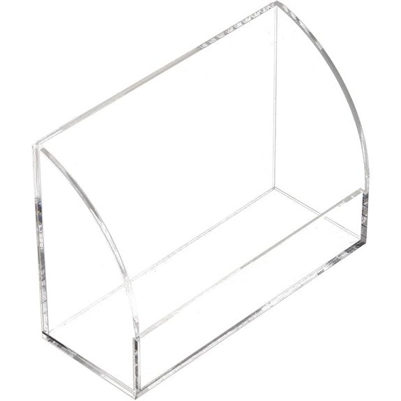 SEVENY Acrylic Index Card Holder for Desk