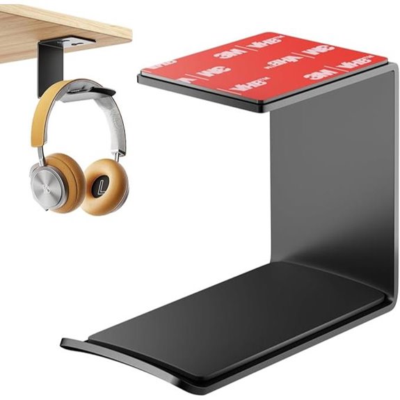 Headphone Stand Hanger with Adhesive Mount