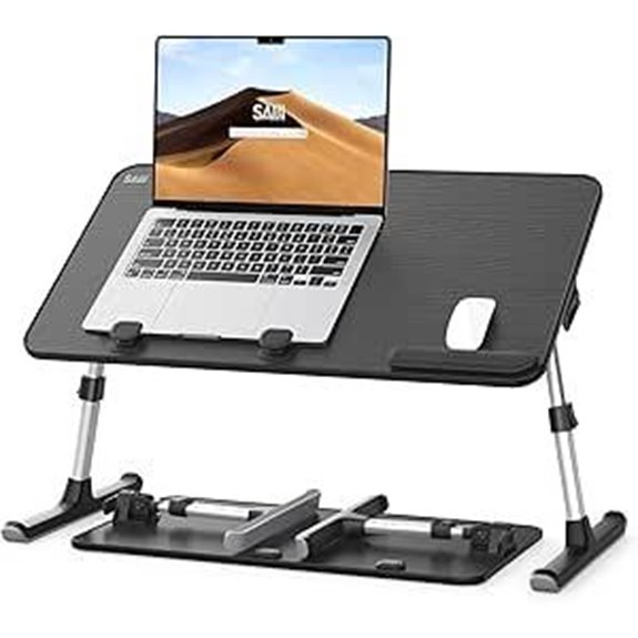 SAIJI Adjustable Laptop Stand for Bed and Couch