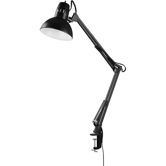 Globe Electric 31.5 Adjustable Desk Lamp with Clamp