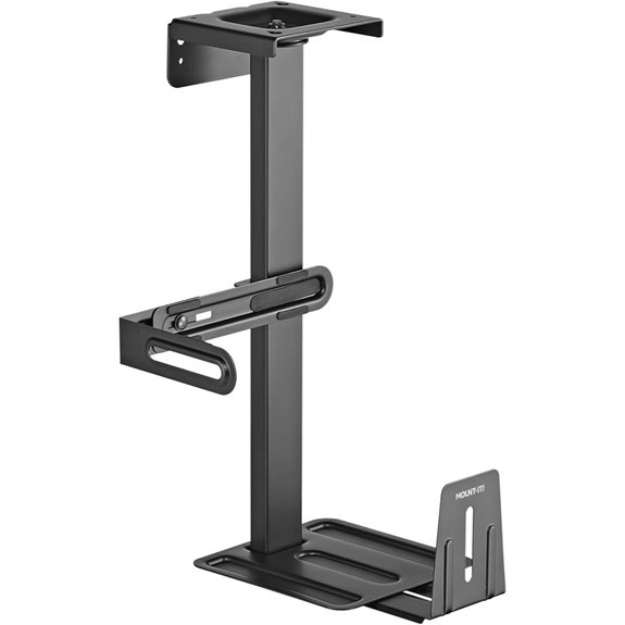 Mount-It! Adjustable CPU Wall & Desk Mount (44 lbs)