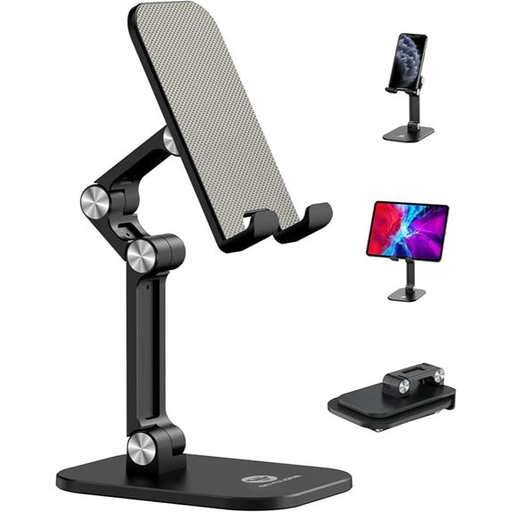 adjustable desk phone stand