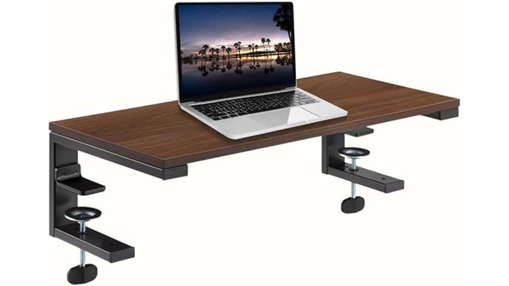 adjustable desk riser with drawer