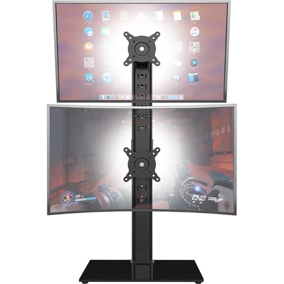 Dual Monitor Stand for 13-34 Inch Screens