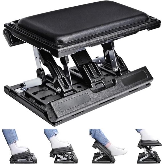 Scalebeard Adjustable Ergonomic Under-Desk Foot Rest