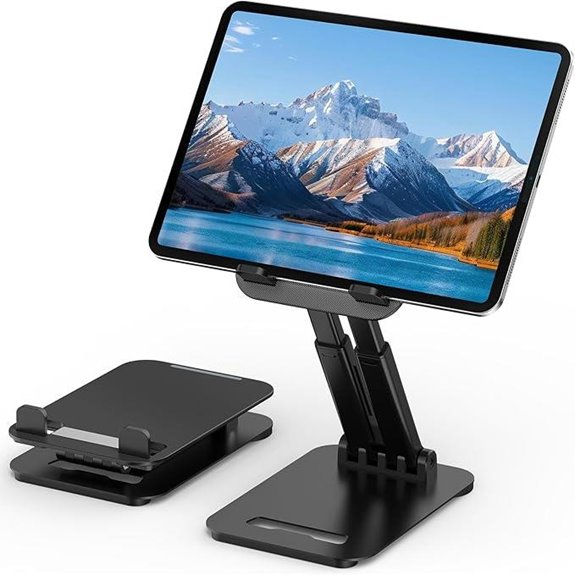 Adjustable Foldable Tablet Stand for iPad and Kindle